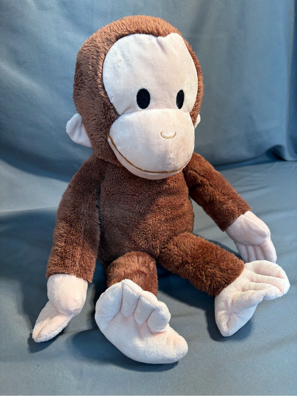 Kohl's Brown and Cream Plush Curious George Stuffed Animal
